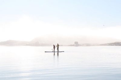 Vinterpaddling med paddelboard