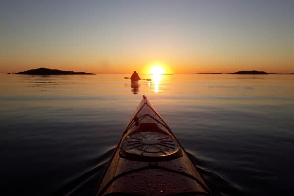 Sunset kayak tour