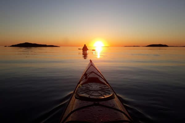 Sunset kayak tour